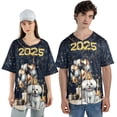 thumbnail image 4 of Happy New Year Bichon Frise Welcome 2025 Balloon Firework Party All Over Print 3D Baseball Shirt Bichons Dog Lovers Gifts Idea Softball Sport - 01014, 4 of 6