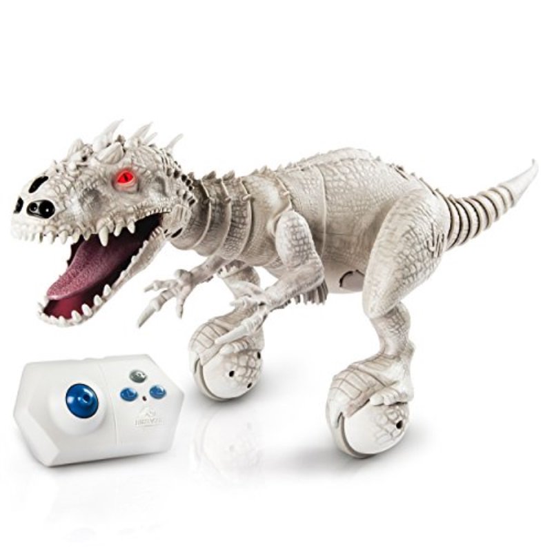 zoomer dino, jurassic world indominus rexcollectible robotic edition