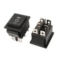 thumbnail image 2 of 5 Pcs  250V/16A 125V/20A ON/OFF/ON DPDT 6 Pin Latching Rocker Switch, 2 of 4