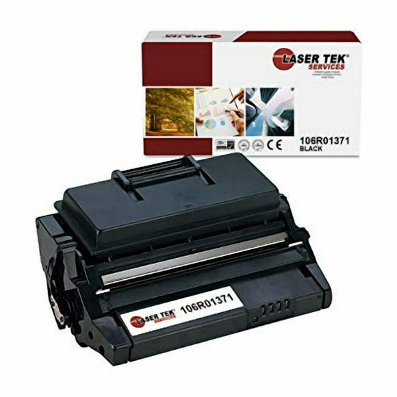 Laser Tek Services Cartouche de Toner Compatible de Remplacement pour Xerox 3600 106R01371 Fonctionne avec les Imprimantes Xerox Phaser 3600 (Noir, 1 Pack) - 14,000 Pages