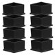 thumbnail image 5 of unbranded 8Ud Protectores Cuadrados Plásticos Negros Para Patas De Muebles Y Sillas, 5 of 7