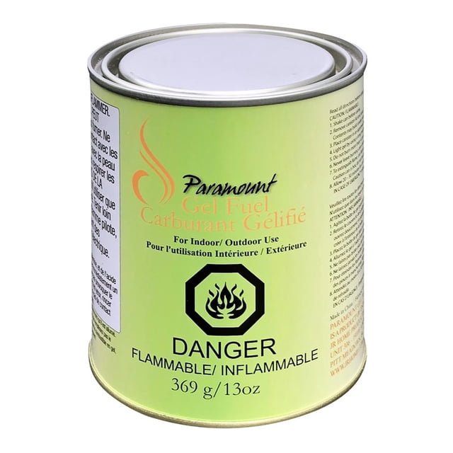 Paramount Éthanol et Carburant de Gel d'Intérieur/extérieur en Acier en Vert