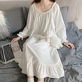 thumbnail image 1 of Pijamas de verano para mujer, camisón para estudiantes, linda falda de verano para niñas, ropa de abrigo estilo princesa, ropa para el hogar, 1 of 6