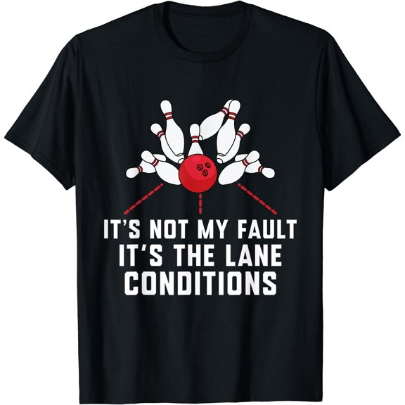Funny Bowling For Men Women Bowler Team Bowling Lane Spare T-Shirt