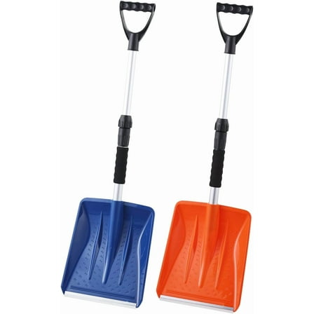 ZHIBO Kids Snow Shovel Snowman Maker, Portable Snow Removal with Extendable Handle