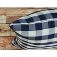 thumbnail image 3 of Aiking Home ( 2-Pack ) Picnic Checkered Pattern Home Decorative Throw Pillow Covers, 100% Polyester, 18"x18", Navy/White, 3 of 5