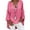Pink, variant on OKBOP Womens Tops ,Fashion Long Sleeves Solid Color Comfortable Leisure Loose V-Neck Blouse,Summer Beach New Arrivals Trendy Tops for Women