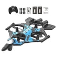 thumbnail image 3 of Avión RC Avión de control remoto Giro de 360 degree Listo para volar Fácil de controlar al aire libre azul con 2 pilas, 3 of 9