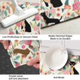 thumbnail image 3 of Chihuahua and Flower Florals Kitchen Rug Mat,Kitchen Runner Rugs Non Skid Washable,Decorative Kitchen Floor Mats for Kitchen,Sink,Laundry,17"X47", 3 of 5