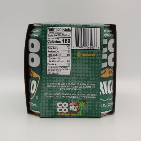 Coco Rico Soda 6pk - Beverage inventory for event management