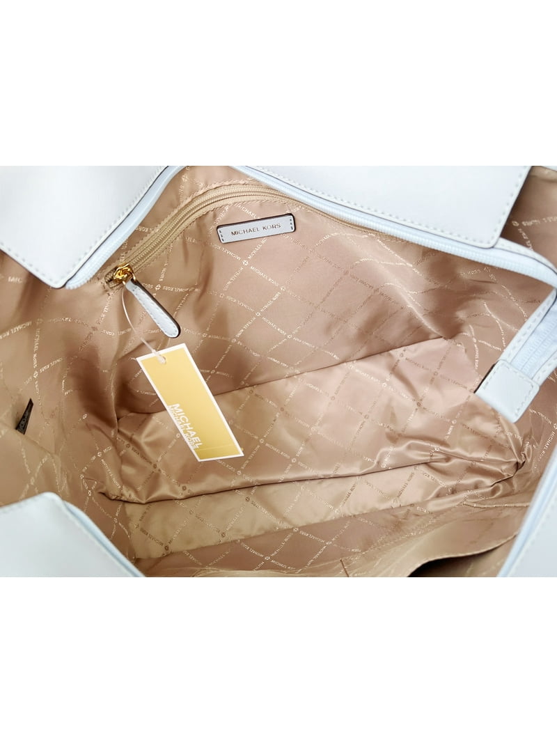 MICHAEL MICHAEL KORS ショルダートート　コーラル Michael Kors Charlotte Large Saffiano Leather Top-Zip Tote