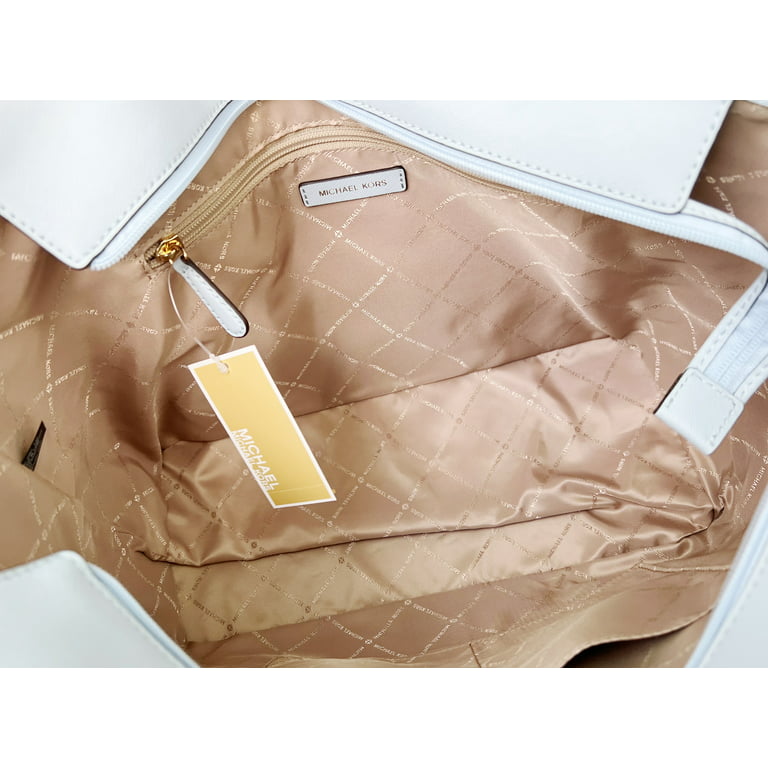 Michael Kors Gilly Travel Large Drawstring Tote Laptop Bag Pale