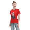thumbnail image 4 of Women's Basic Short Sleeve T-Shirt Demon Slayer Blade Inosuke, 4 of 6