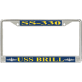thumbnail image 1 of USS Brill SS-330 License Plate Frame, 1 of 1