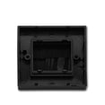 thumbnail image 2 of 8 Piezas Cepillo de Descarga Placa de Pared Cepillo Individual 1 de Pared Placa de Entrada de Cable Placa Frontal de Montaje Ordenado Placa de Pared Negro, 2 of 4