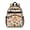 Mushroom and Morel, variant on Mushroom and Moth Black Pattern Backpack for School, Cute School Bag with Adjustable Shoulder Straps and Padded Back, 15.25"x11.5"x5.25"