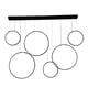 thumbnail image 4 of Lámpara Candil Colgante LED Bubbles Luxica Lighting Negro, 4 of 5