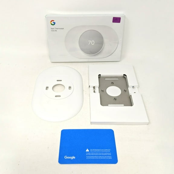 OB Google Nest Thermostat GA01837-US Trim Kit - Snow