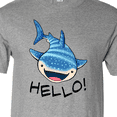thumbnail image 4 of Inktastic Cute Whale Shark Says Hello T-Shirt, 4 of 5