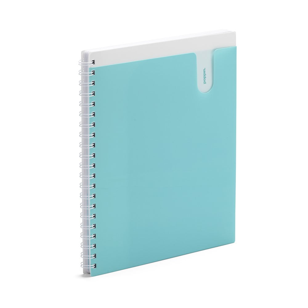 Spiral Notebook, 1 Subject, Pocket Book, Aqua