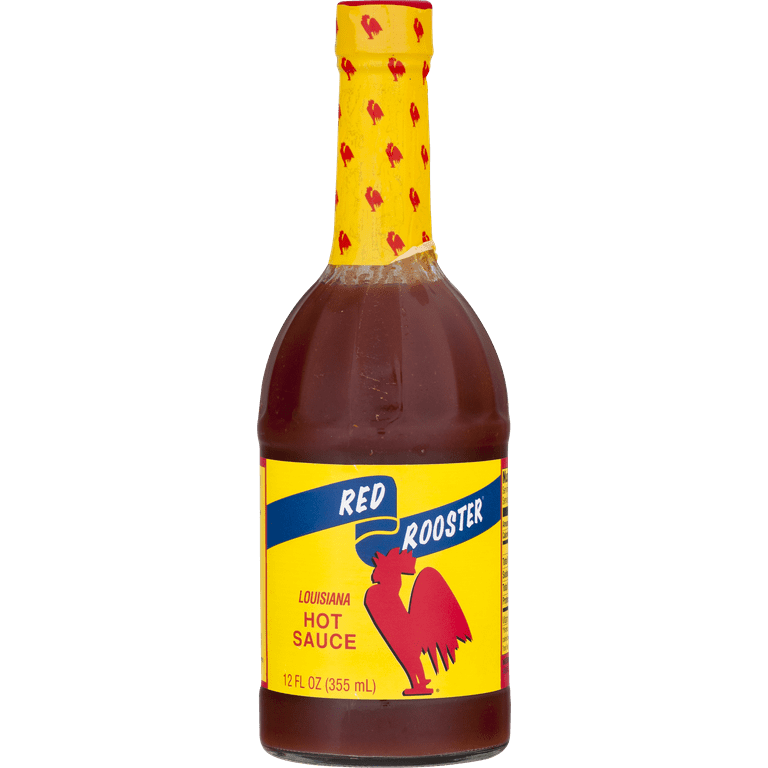 Louisiana Brand Red Rooster Hot Sauce, Made from Aged Peppers & Distilled  Vinegar, 35 Servings Per Container, Kosher, 6 Ounce Bottle (Pack of 24)