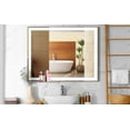 thumbnail image 3 of CLEARANCE! LED Bathroom Vanity Mirror Wall Mounted Adjustable White/Warm/Natural Lights Anti-Fog Touch Switch with Memory Modern Smart Large Bathroom Mirrors, 3 of 9