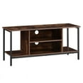 Clipop Industrial TV Stands, 43" TV for TVs up to 55", Steel Frame, for Living Room