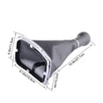 thumbnail image 3 of 5/6 Speed Gear  Knob Lever Shifter Gaitor Boot PU Leather For   2003-2008 Golf 4 IV MK4 GTI R32 Jetta, 3 of 9