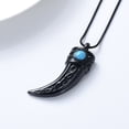 thumbnail image 5 of Wolf Tooth Cremation Necklace for Ashes - Women& Men Urn Necklace for Ashes for Ashes Cremation Pendant Ashes Holder Memorial Keepsake, 5 of 9