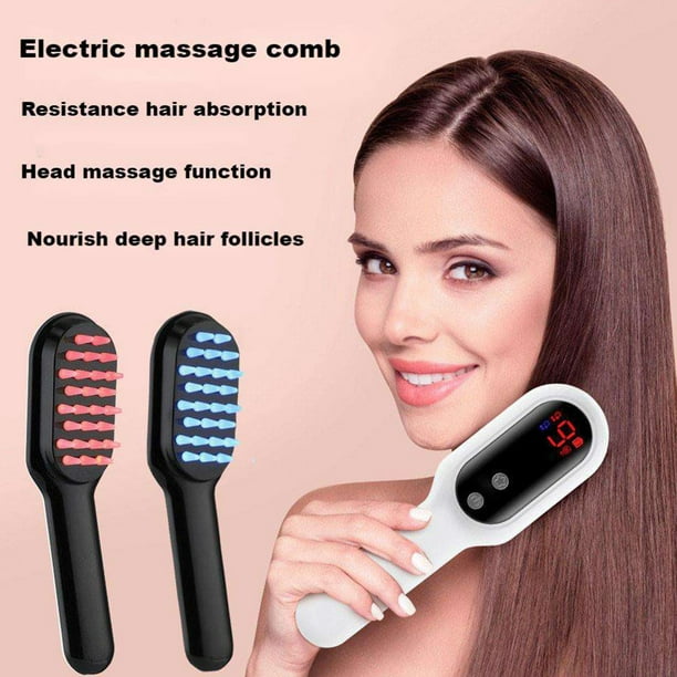 Portable Electric Home Spa Instrument: 3-in-1 Laser Scalp Massager
