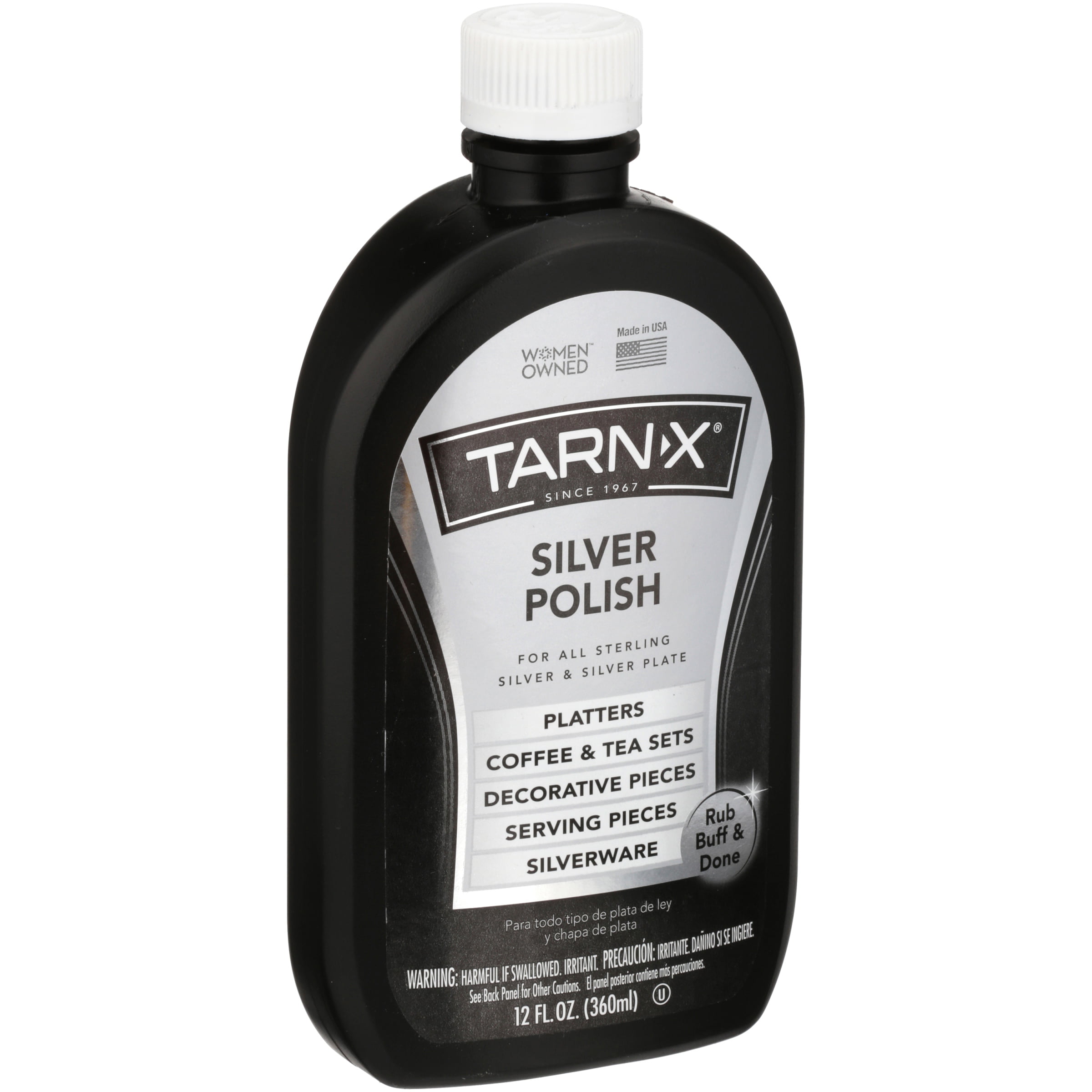 Tarn-X PRO Metal and Silver Tarnish Remover, For Use on Sterling Silver,  Silver Plate, Platinum, Copper, Gold, Diamonds - 1 Gallon Bottle : Health &  Household 