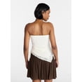 thumbnail image 3 of No Boundaries Asymmetrical Lace Tube Top, Women's XXS-XXL, 3 of 5