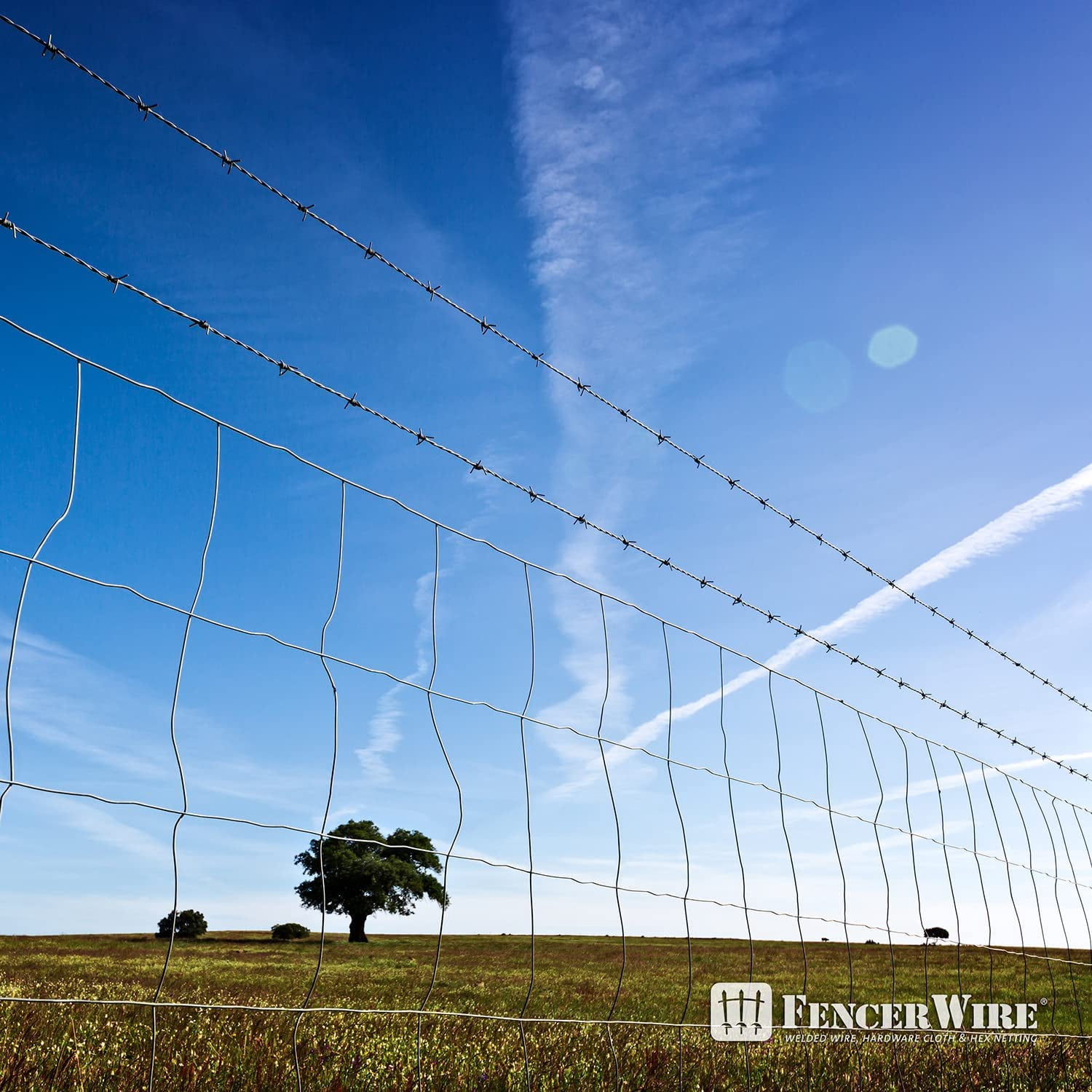 Fencer Wire 6 ft. x 100 ft. Galvanized Welded Wire Fence with 4" x 4" Square Opening, 16 Gauge Wire Mesh Fence Roll for Vegetables Garden Netting Chicken Coop Animal Enclosure