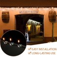 thumbnail image 2 of 50 Pieces, Light Clips for Outdoor String Lights - Galvanized Metal Gutter Hooks, Christmas Lights, Hanging Clips, Light Hooks, 2 of 5
