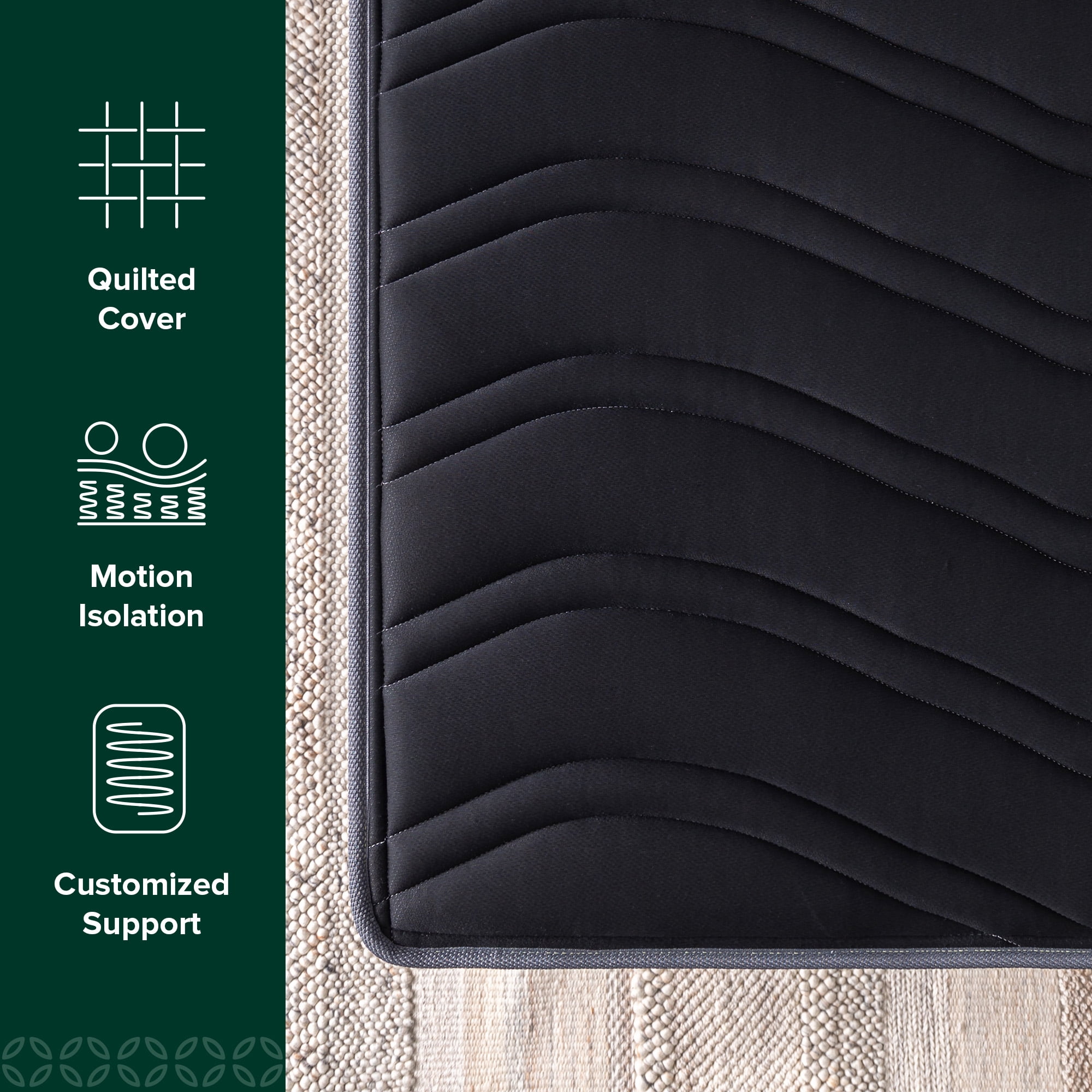 Zinus Tranquility 12" Medium Hybrid Mattress, King