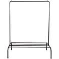 thumbnail image 3 of Metal Garment Rack Heavy Duty Clothes Stand Rack with Top Rod and Lower Storage Shelf Industrial Clothes Rack for Indoor Bedroom - Black, 3 of 5