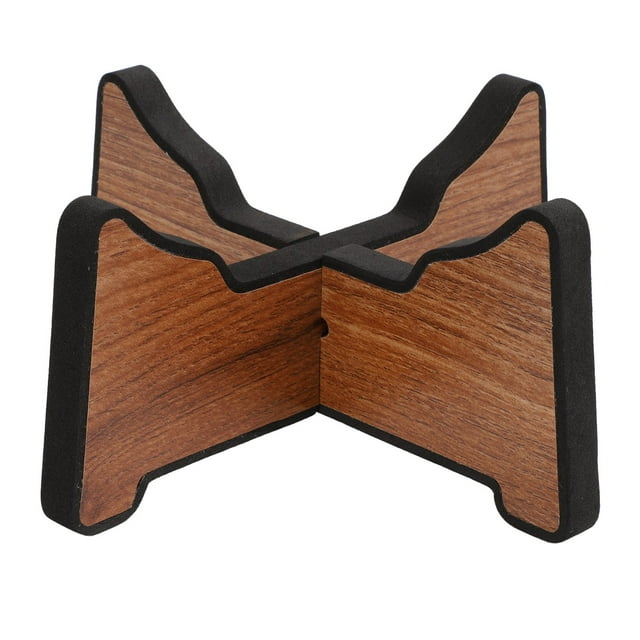 Ethereal Drum Stand Handpan Holder Wooden Display Rack with Sound Insulation Layer for Stable Support