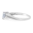 thumbnail image 4 of 14k White Gold Oval White Topaz Ring, 4 of 6