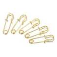thumbnail image 1 of Uxcell Safety Pins 1.06 Inch Large Metal Sewing Pins Gold Tone 50Pcs, 1 of 5
