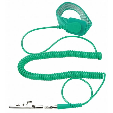 Image of Eclipse ESD Wrist Strap Adjustable 10 ft L Green 900-002