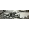 thumbnail image 2 of Atelier B Art Studio 18x9 White Modern Wood Framed Museum Art Print Titled - Vintage Locomotive Passenger, 2 of 4