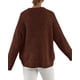 thumbnail image 5 of Suéter PRETTYGARDEN Marrón Oscuro Tejido Grueso Oversized Talla L, 5 of 5