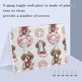 thumbnail image 4 of Dailycode Light Switch Plate Covers 2 Gang Wall Plate Plastics Outlet Covers for Kitchen Home Office Decor Puppies Bow Donut, 4 of 8