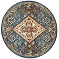 thumbnail image 3 of Nourison Revel Farmhouse Persian Blue Ivory 6' x ROUND Area Rug, (6' Round), 3 of 9