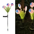 Solar Flag Light LED Outdoor Light Independence Day Accessory Smart ...