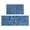 Blue Pioneer Flower, variant on Boho Red Striped Ethnic Pattern Kitchen Rugs Sets Of 2,Anti Fatigue Kitchen Mat Rugs Non Slip Washable,Decorative Kitchen Floor Mats for Kitchen,Sink,Laundry,17"x30" 17"x47"