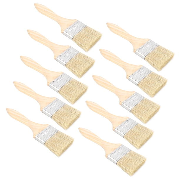 Pinceles De Gesso, Lana Artificial De Madera Multiusos Diseño Ergonómico Pinceles De Pintura De 2,5 Pulgadas Para Pintar Barnices