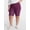 Moire Texture Violet Surprise, variant on Women's Plus Bike Short with Pocket, Sizes 0X-5X