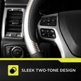 thumbnail image 3 of Auto Drive Metallic Gunmetal Sport Steering Wheel Cover, 3 of 6