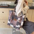 thumbnail image 3 of Bolso Bandolera WDOplteas Tote Bag Mujer Denim Rosa con Bolsillo Interior, 3 of 9